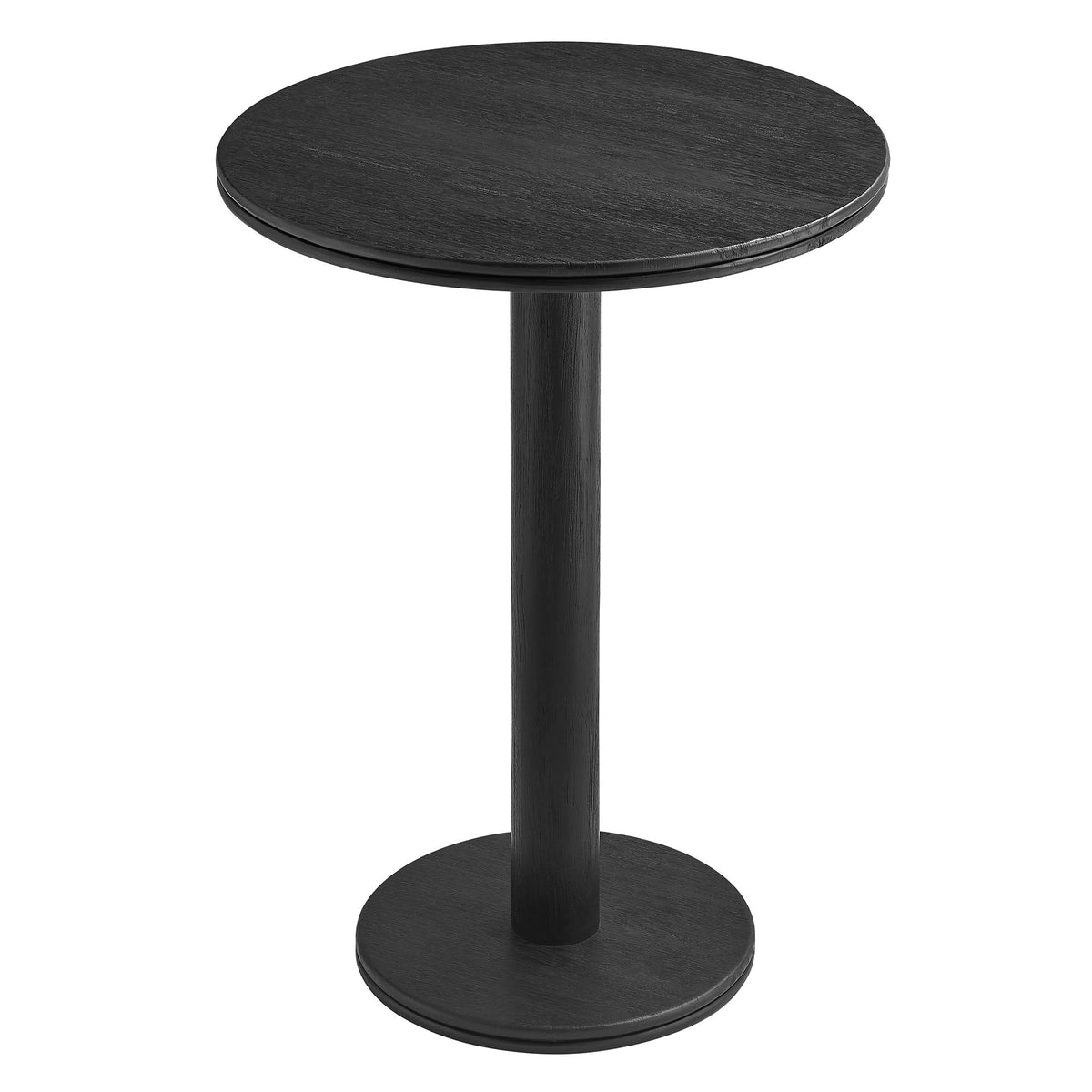 Neo 3-Piece Round Indoor - Outdoor Patio Patio Wood Bar Table And Stool Set by Modway, photo 5 of 24
