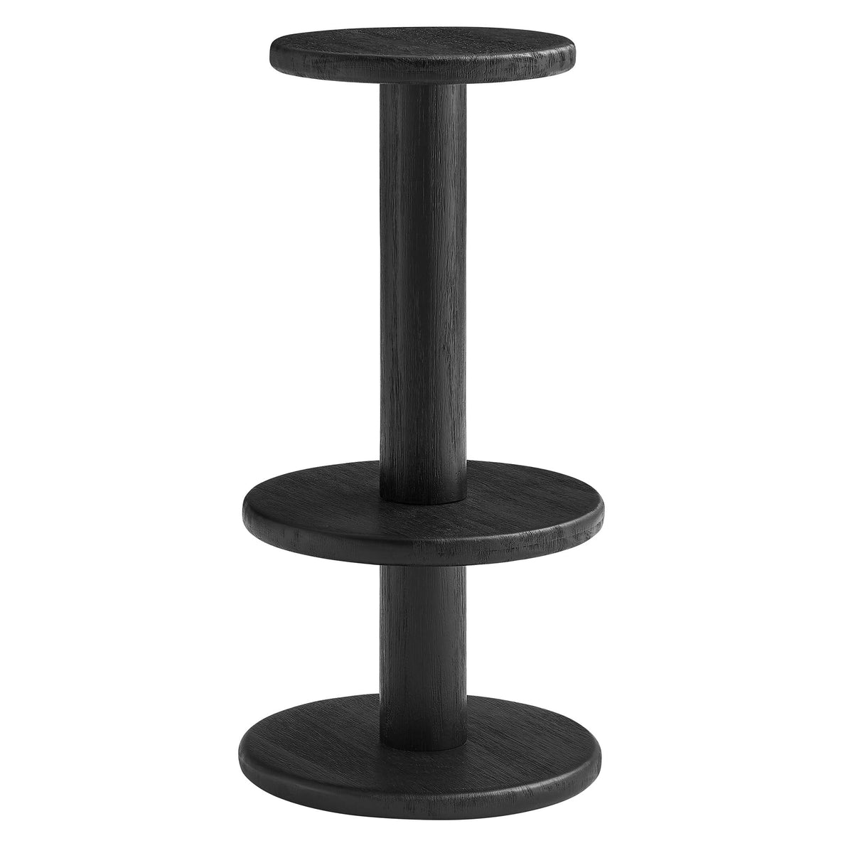 Neo 15 Inch Round Indoor - Outdoor Patio Patio Wood Bar Stools by Modway, photo 5 of 20