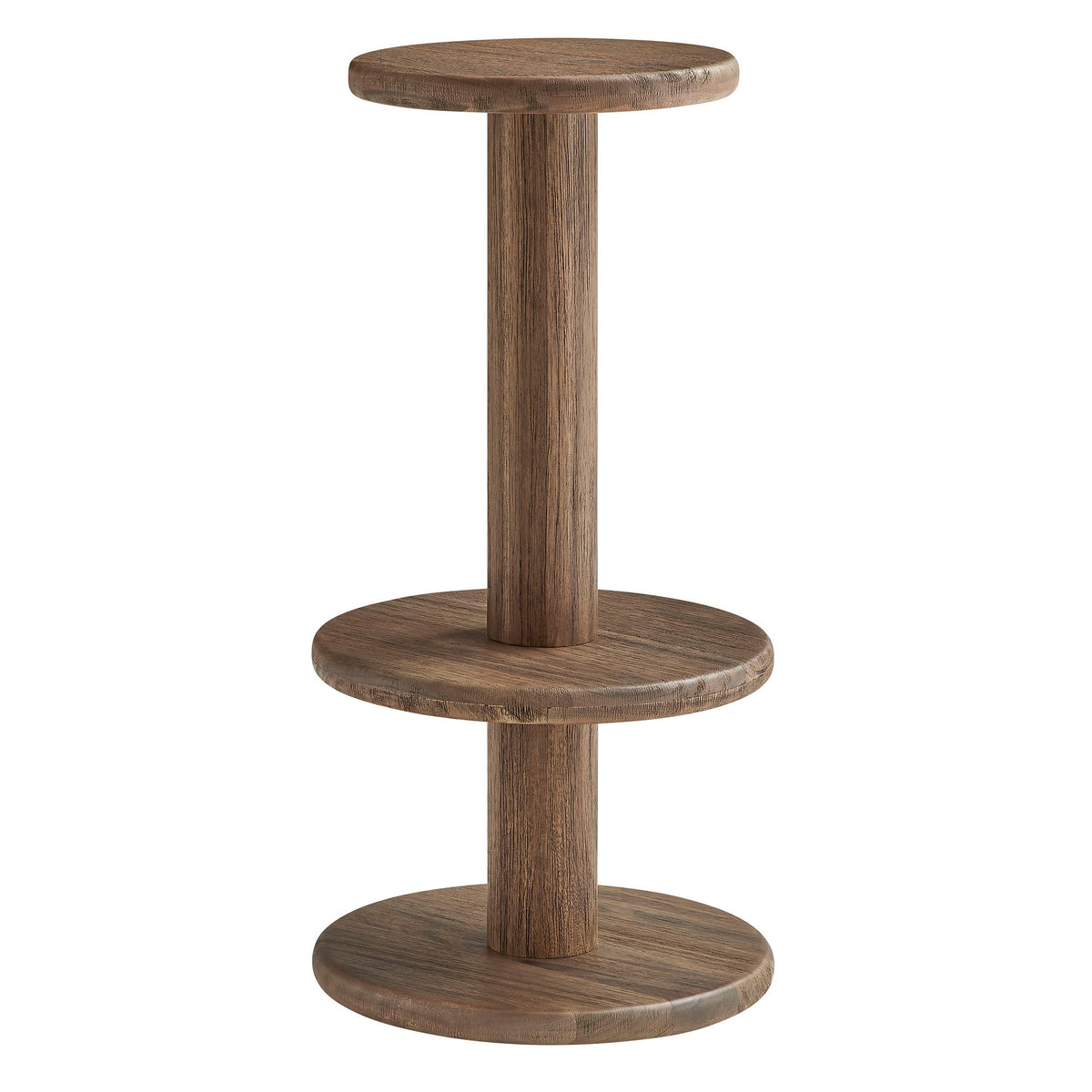 Neo 15 Inch Round Indoor - Outdoor Patio Patio Wood Bar Stools by Modway, photo 15 of 20