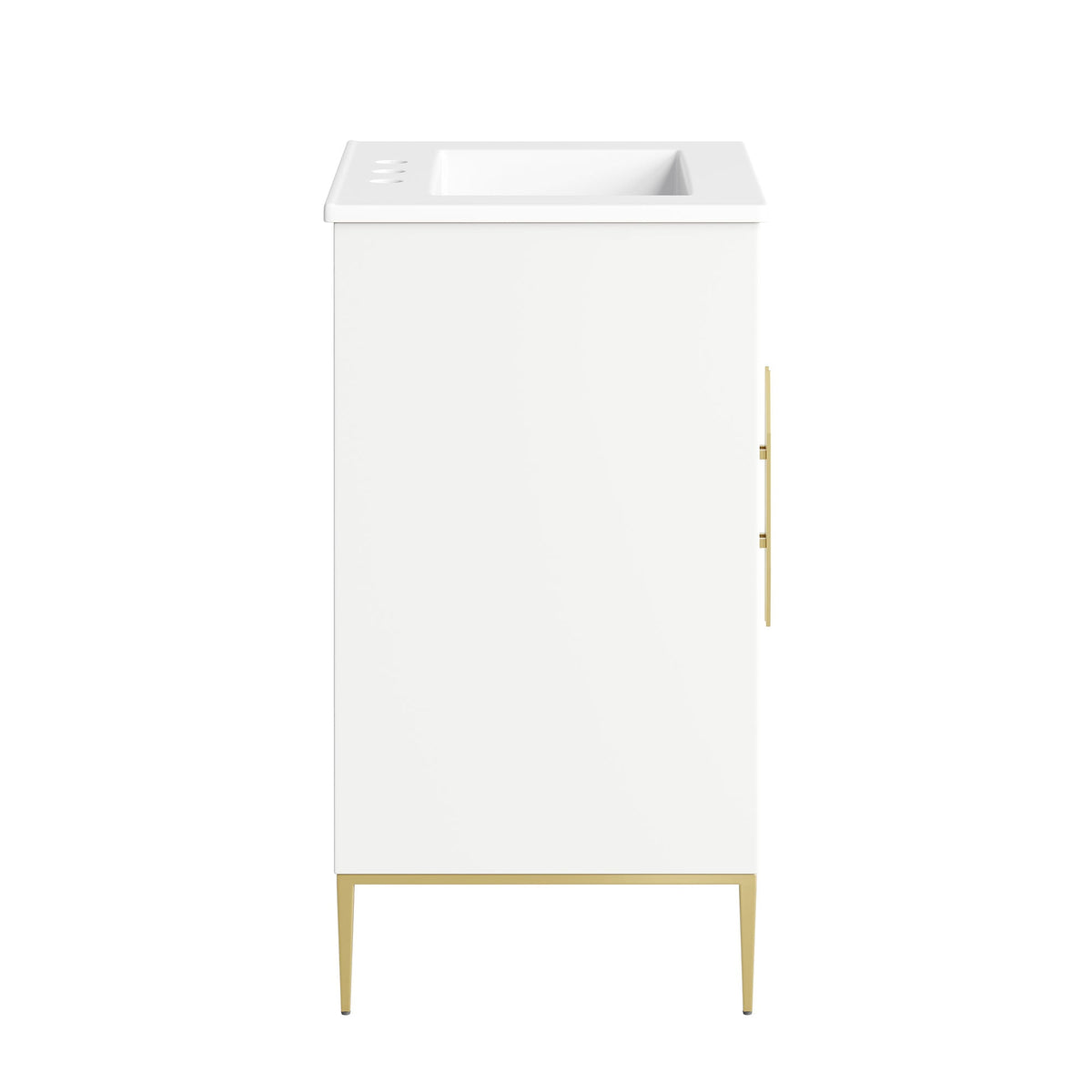 Awaken 24" Bathroom Vanity by Modway - White Black / White White, photo 15 of 22