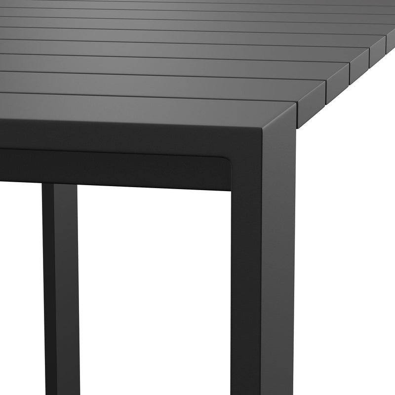 Tahoe 59 Inch Rectangle Outdoor Patio Aluminum Bar Table by Modway, photo 7 of 9