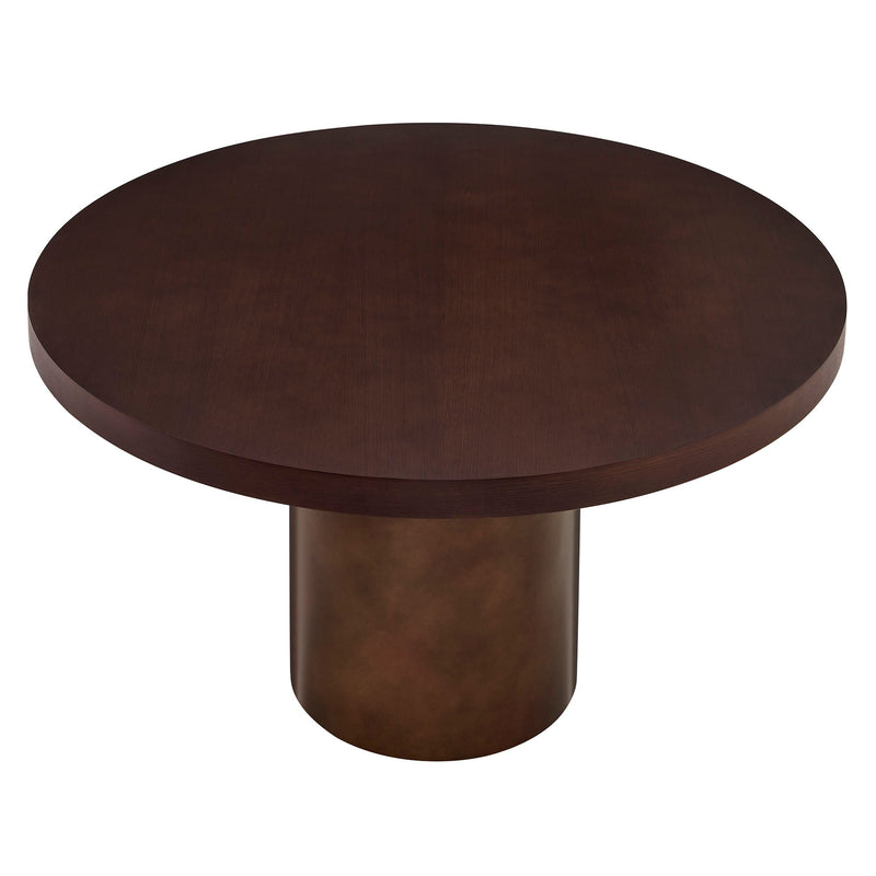 Annette 54 Inch Round Pedestal Base Dining Table by Modway, photo 4 of 8