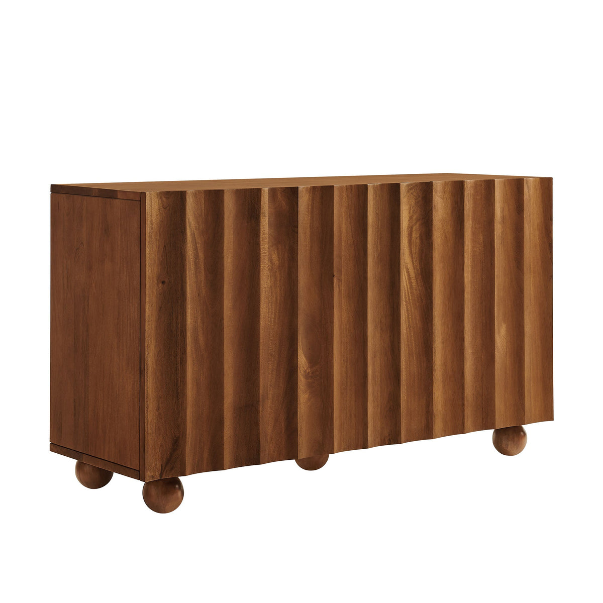 Sorren 54 Inch Scalloped Wood 3-Door Sideboard by Modway, photo 10 of 18