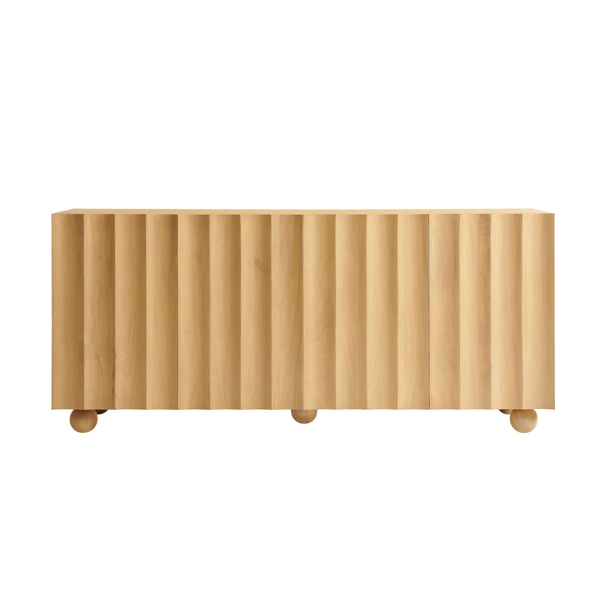 Sorren 72 Inch Scalloped Wood 4-Door Sideboard by Modway, photo 5 of 18