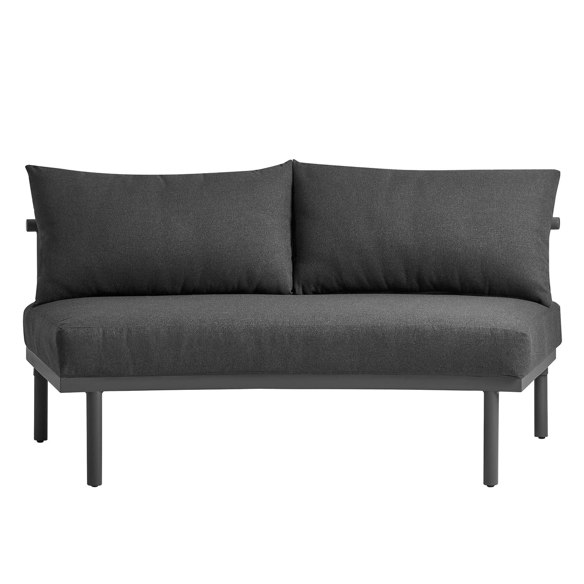 Porta 3 Piece Outdoor Patio Aluminum Modular Sofa by Modway, photo 10 of 26