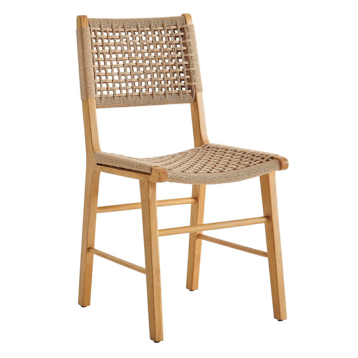 Tindra Woven Dining Chairs Set of 2 by Modway, photo 4 of 20