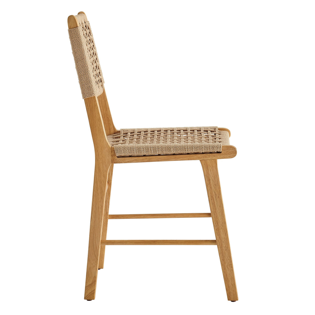 Tindra Woven Dining Chairs Set of 2 by Modway, photo 5 of 20