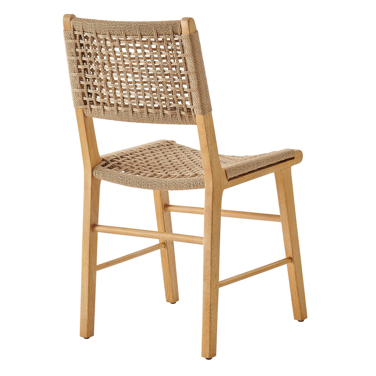 Tindra Woven Dining Chairs Set of 2 by Modway, photo 6 of 20