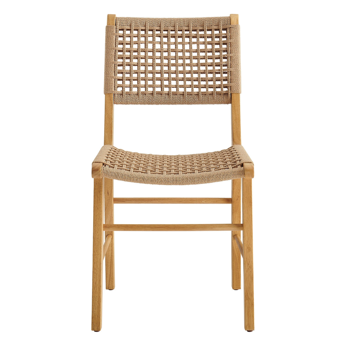 Tindra Woven Dining Chairs Set of 2 by Modway, photo 7 of 20