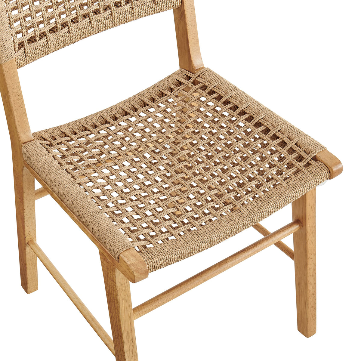 Tindra Woven Dining Chairs Set of 2 by Modway, photo 8 of 20