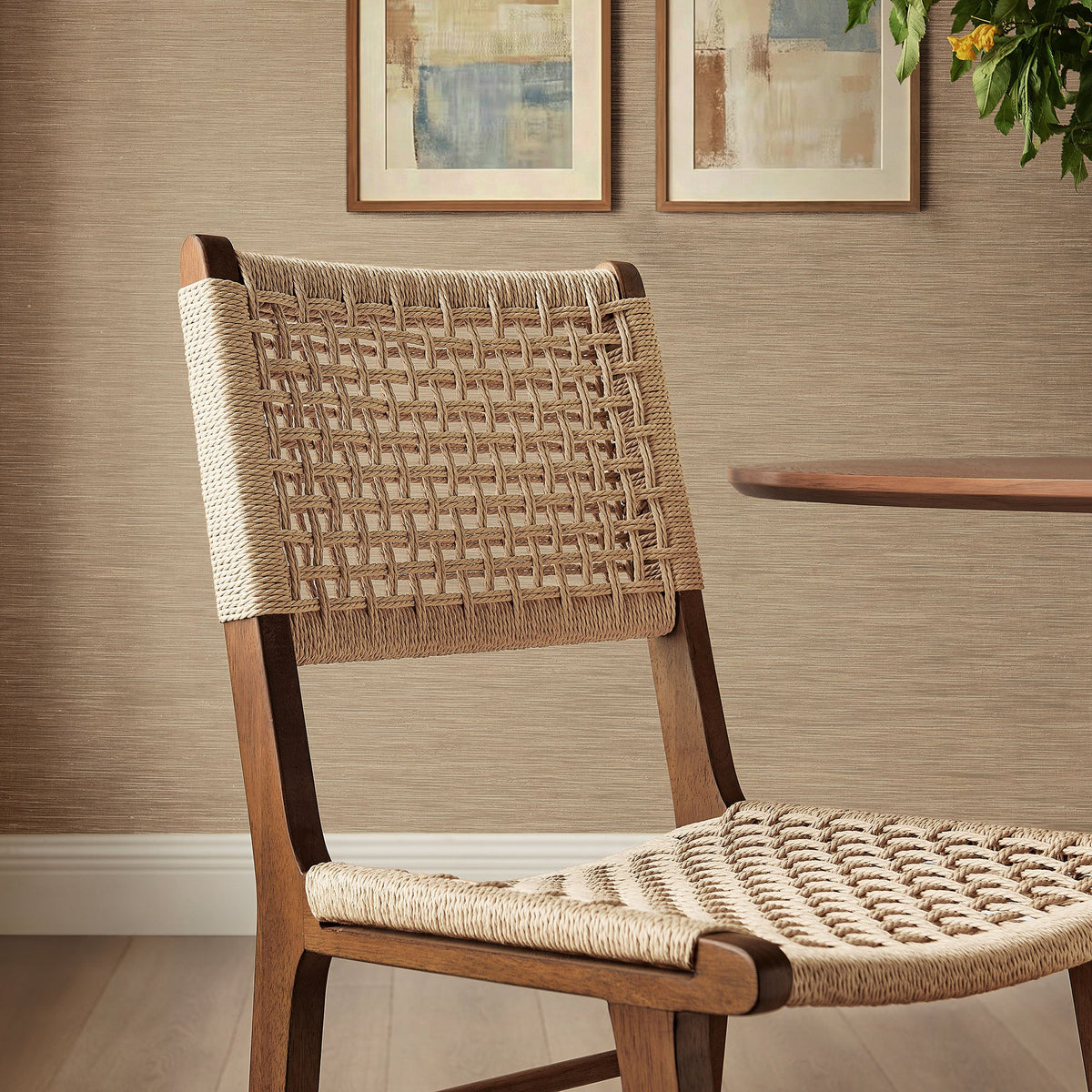 Tindra Woven Dining Chairs Set of 2 by Modway, photo 20 of 20
