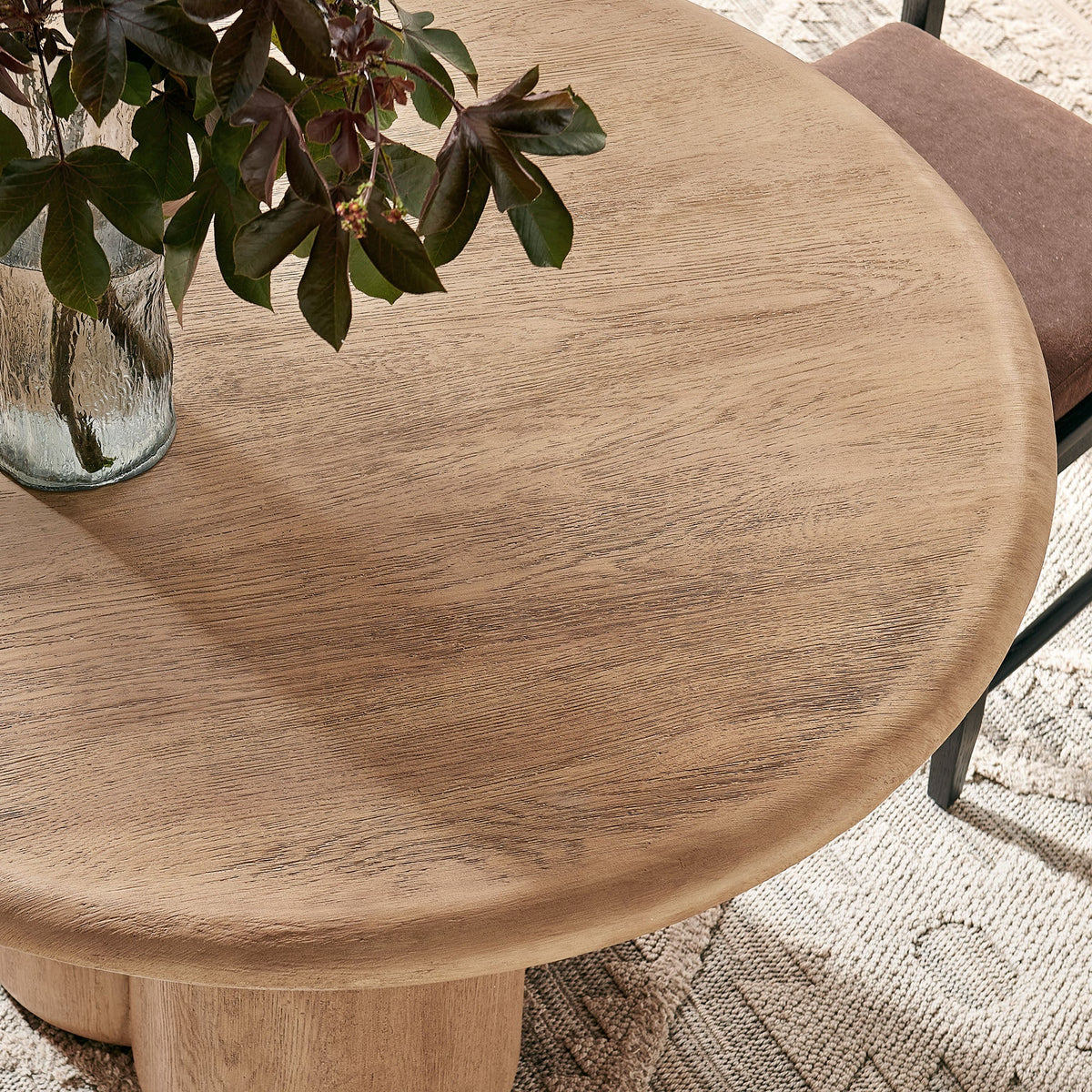 Tori 48 Inch Round Indoor and Outdoor Patio Dining Table by Modway, photo 9 of 27