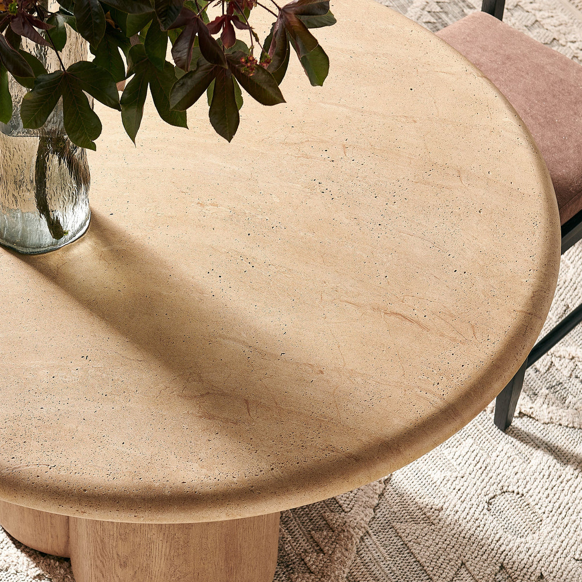Tori 48 Inch Round Indoor and Outdoor Patio Dining Table by Modway, photo 18 of 27