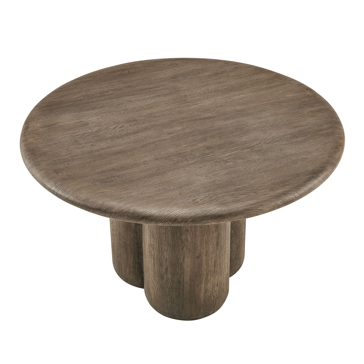 Tori 48 Inch Round Indoor and Outdoor Patio Dining Table by Modway, photo 22 of 27