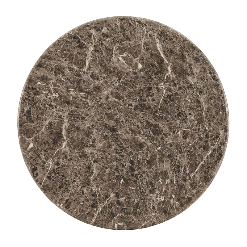 Pietra Indoor Outdoor Patio Round Coffee Table by Modway, photo 5 of 11