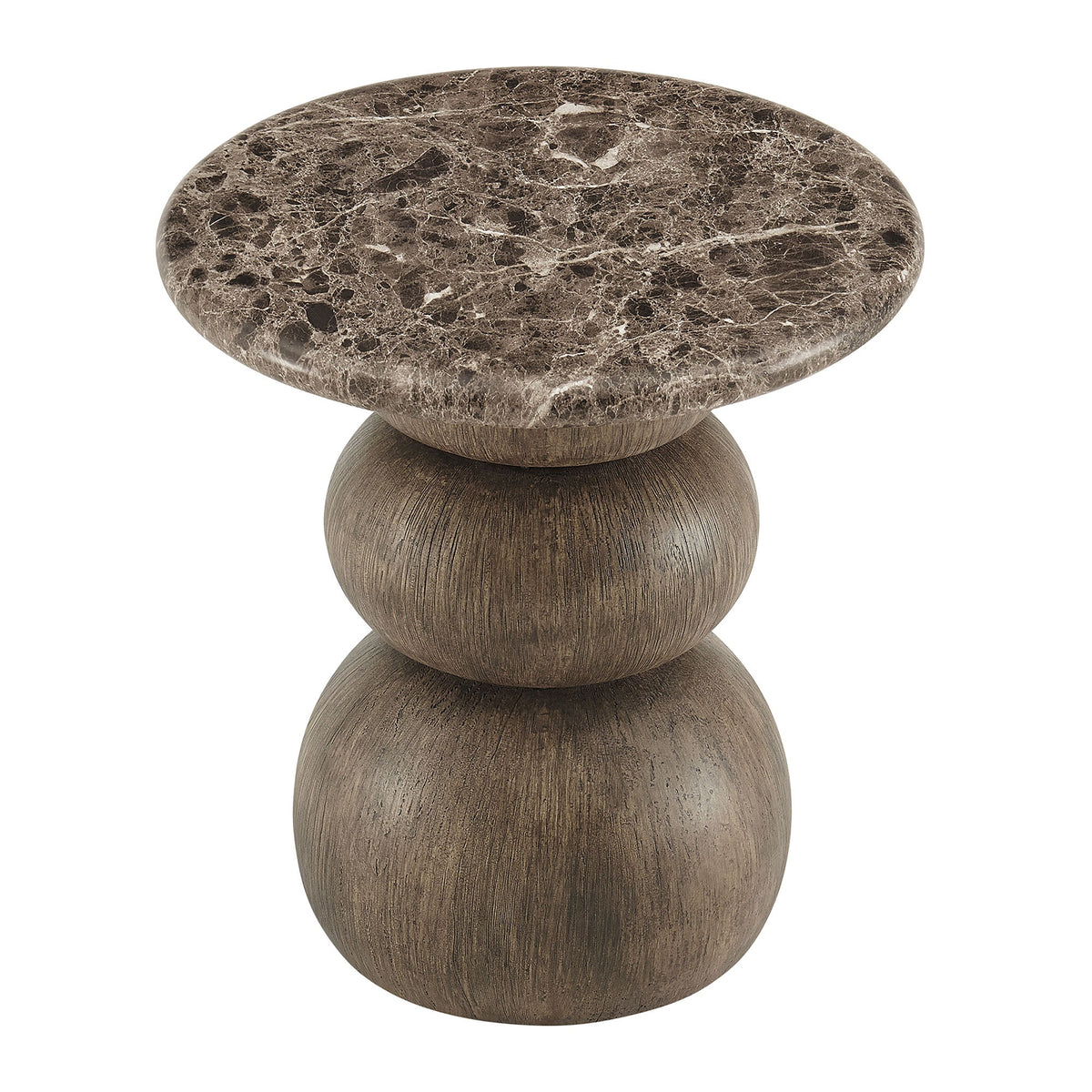 Pietra Indoor Outdoor Patio Round Side Table by Modway