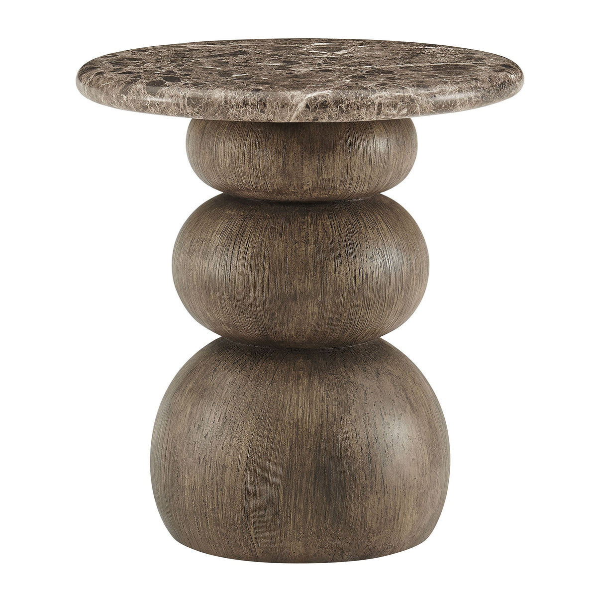 Pietra Indoor Outdoor Patio Round Side Table by Modway, photo 4 of 11