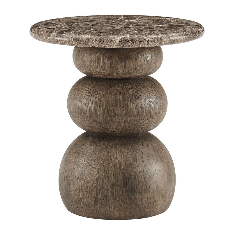 Pietra Indoor Outdoor Patio Round Side Table by Modway, photo 4 of 11