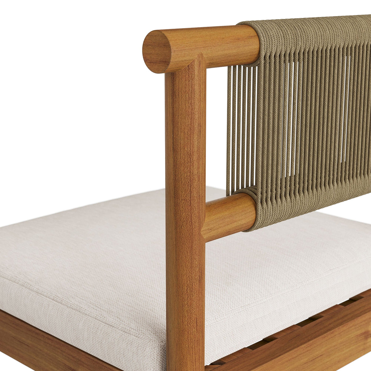 Eleni Outdoor Patio Teak Wood Counter Stools Set of 2 by Modway, photo 8 of 30