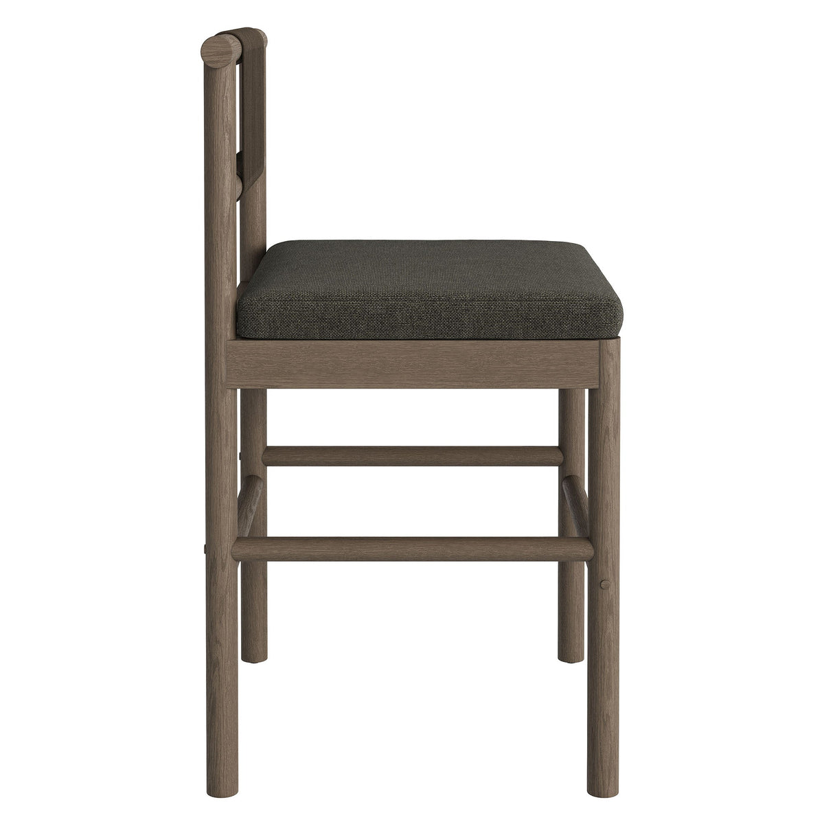 Eleni Outdoor Patio Teak Wood Counter Stools Set of 2 by Modway, photo 15 of 30