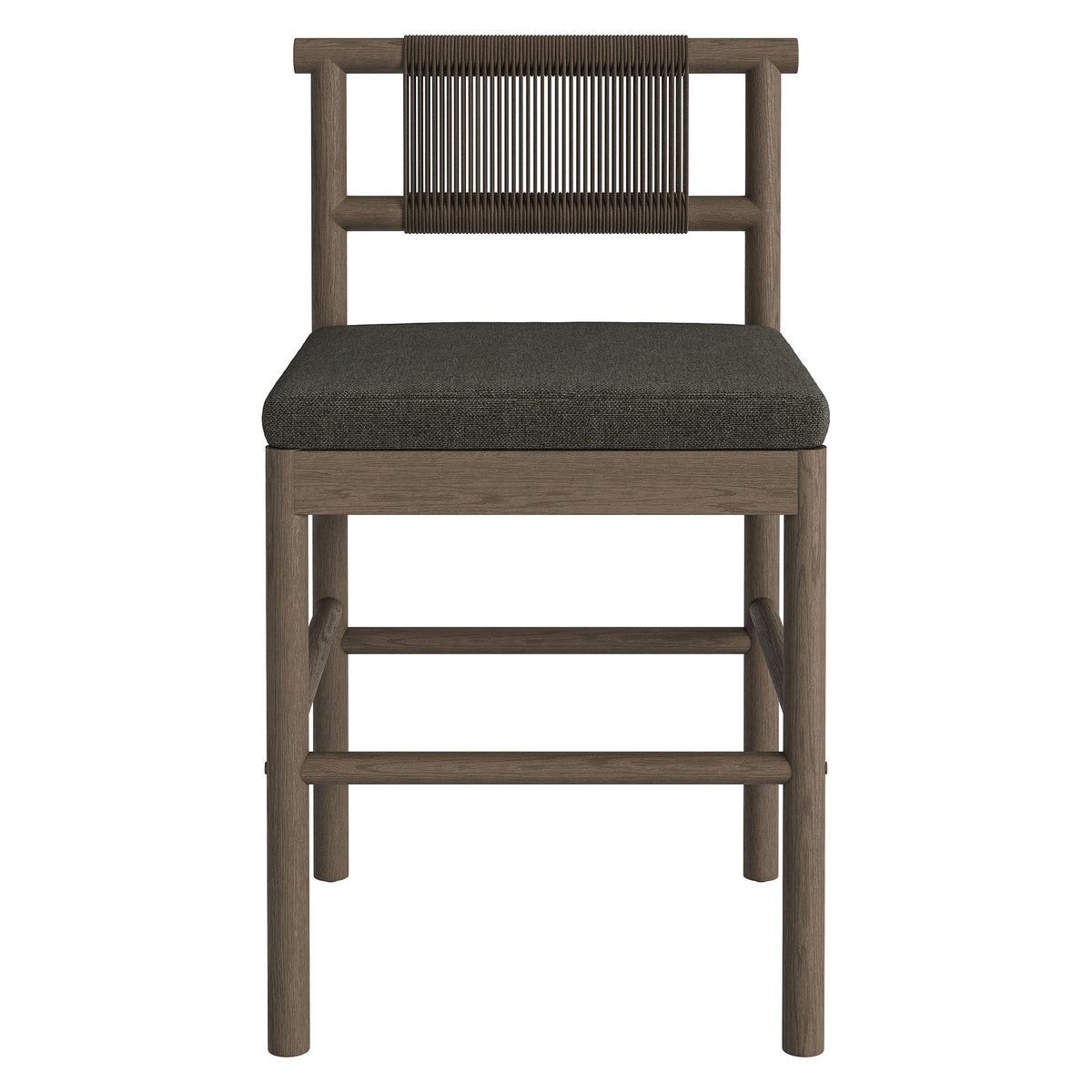Eleni Outdoor Patio Teak Wood Counter Stools Set of 2 by Modway, photo 17 of 30