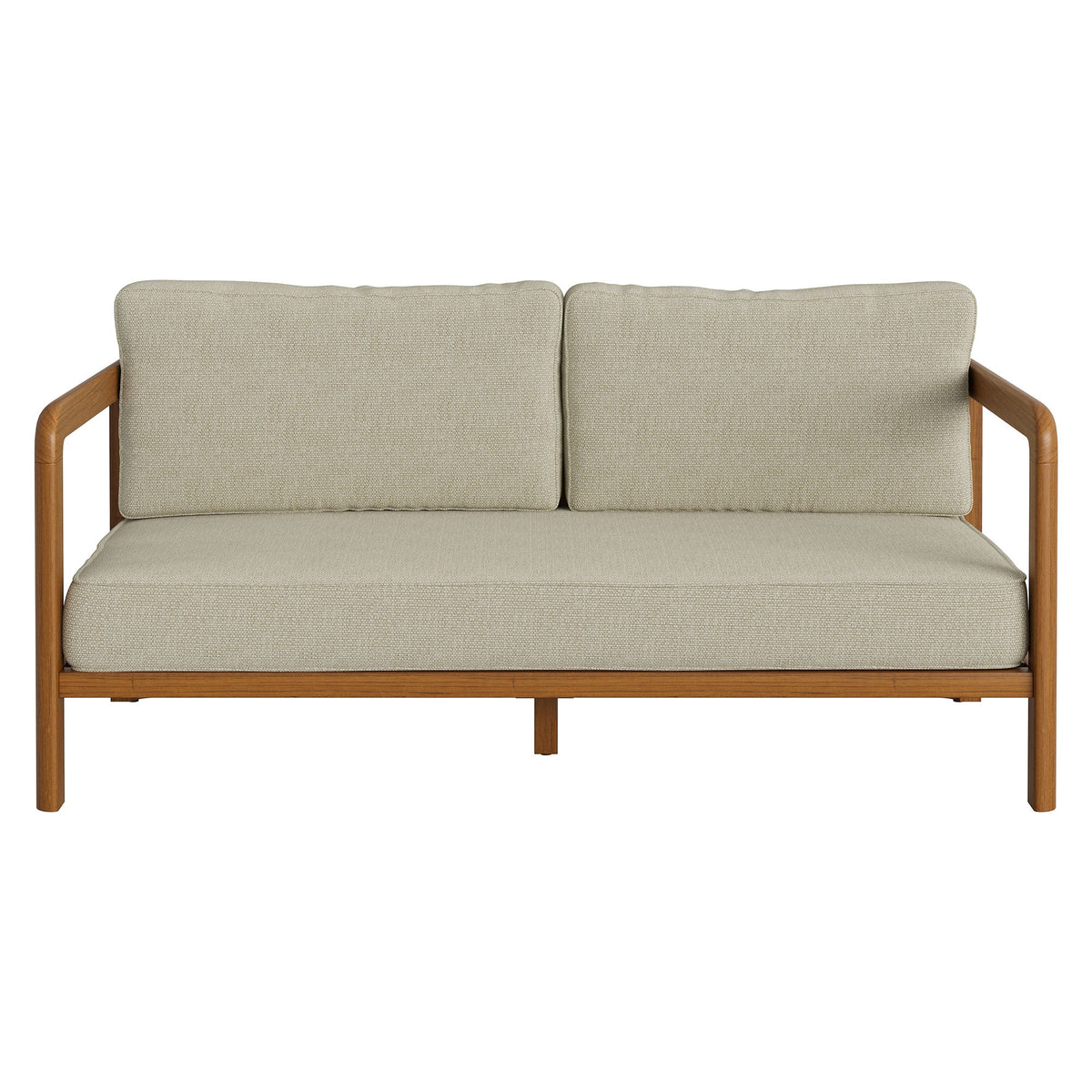 Kona Outdoor Patio Teak Wood Loveseat by Modway, photo 15 of 18