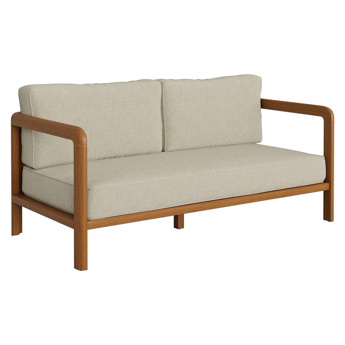 Kona Outdoor Patio Teak Wood Loveseat by Modway, photo 10 of 18