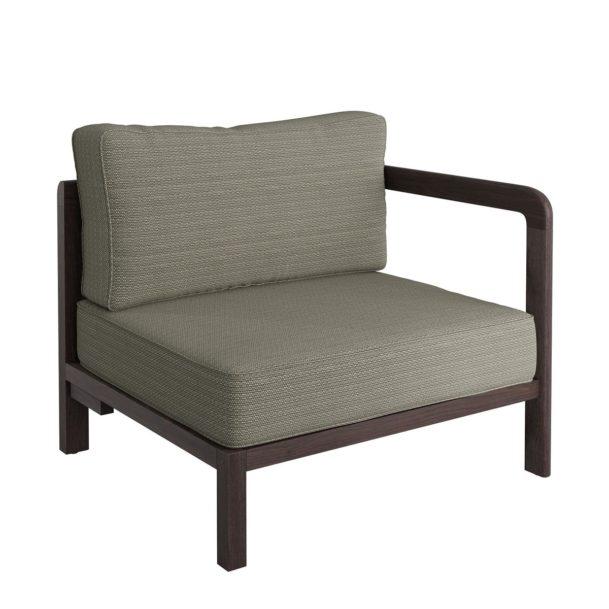 Kona 6-Piece Outdoor Patio Teak Wood Modular Sofa by Modway, photo 8 of 24