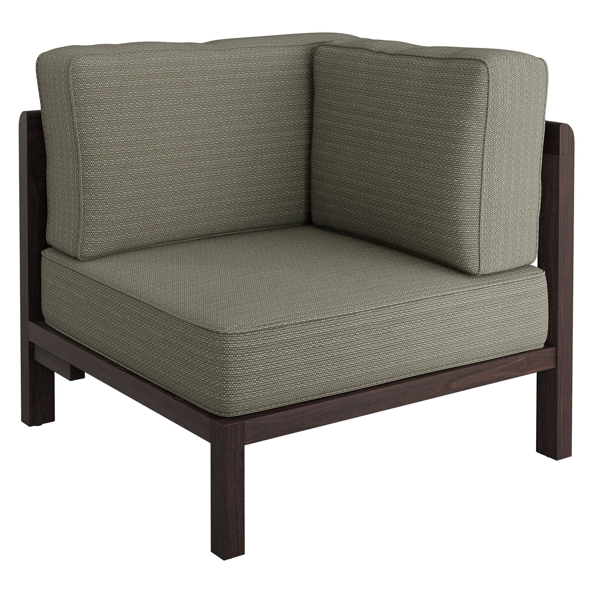 Kona 6-Piece Outdoor Patio Teak Wood Modular Sofa by Modway, photo 9 of 24