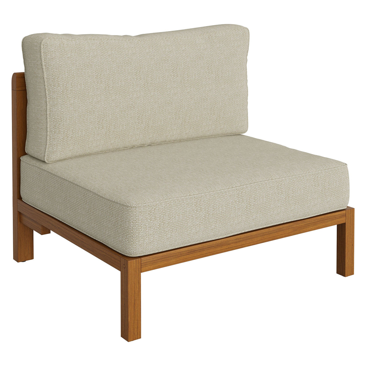 Kona 5-Piece Outdoor Patio Teak Wood Corner Modular Sofa by Modway, photo 22 of 24