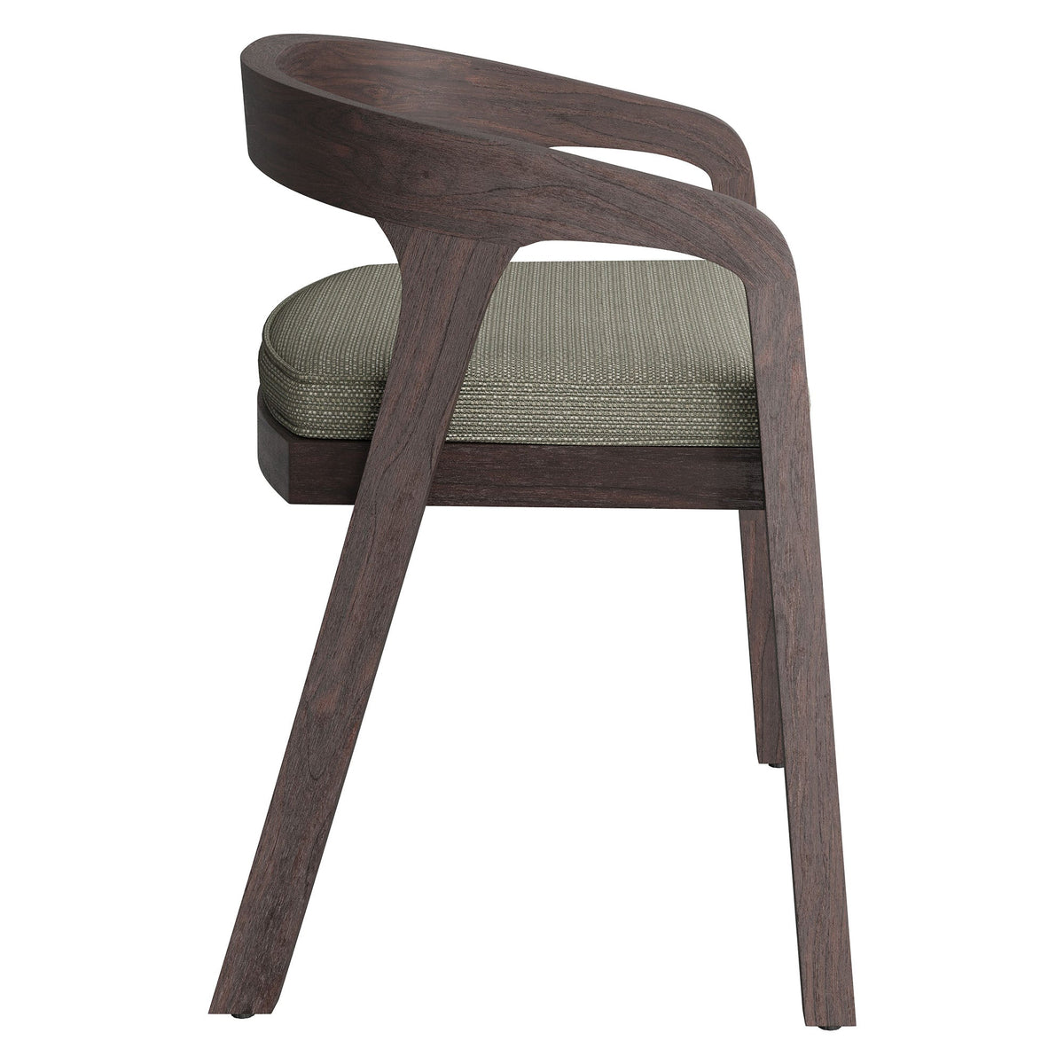 Kona Outdoor Patio Teak Wood Barrel Dining Chair by Modway, photo 4 of 18