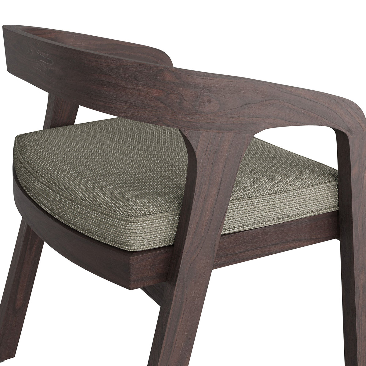 Kona Outdoor Patio Teak Wood Barrel Dining Chair by Modway, photo 7 of 18