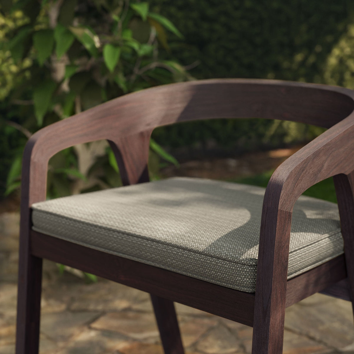 Kona Outdoor Patio Teak Wood Barrel Dining Chair by Modway, photo 9 of 18