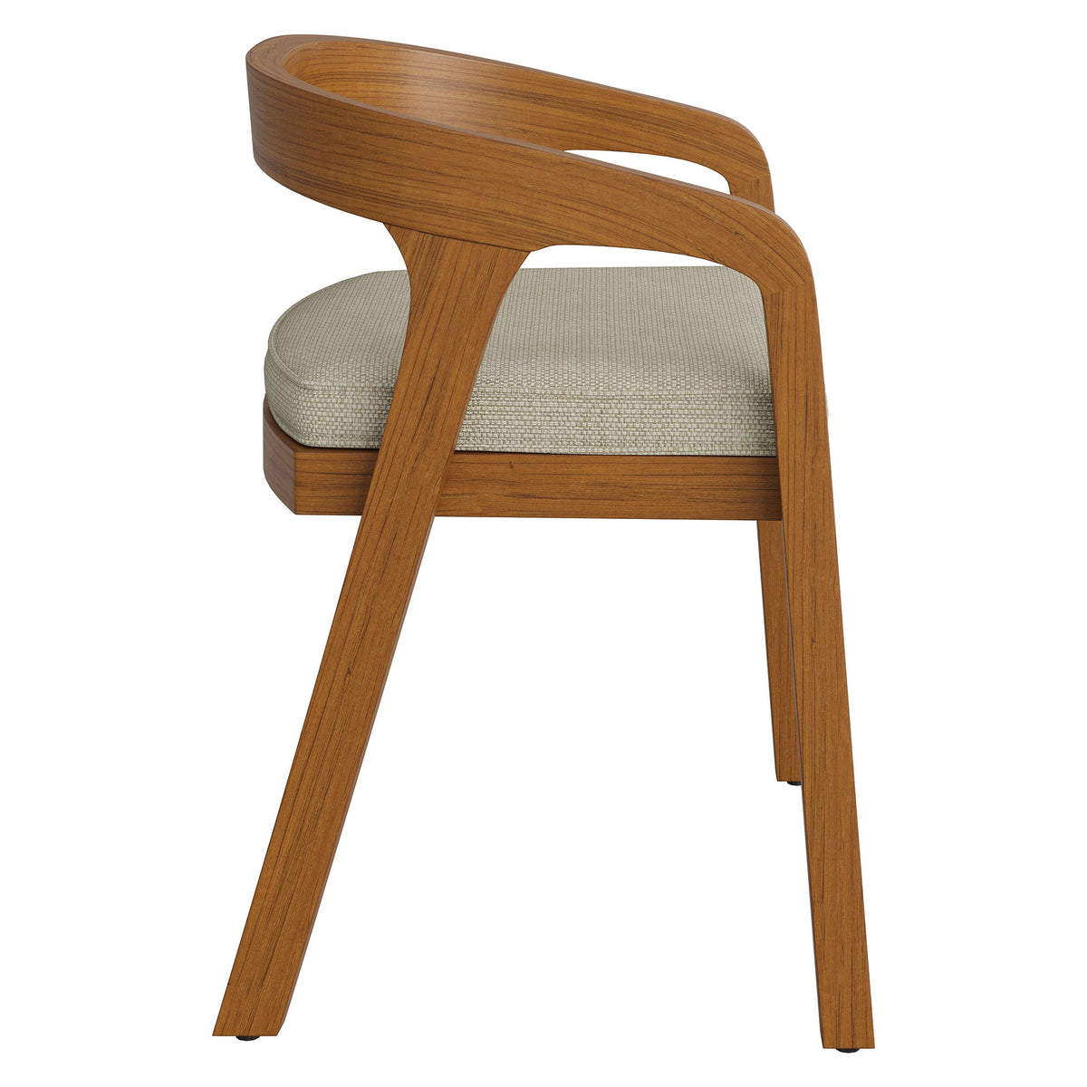Kona Outdoor Patio Teak Wood Barrel Dining Chair by Modway, photo 13 of 18