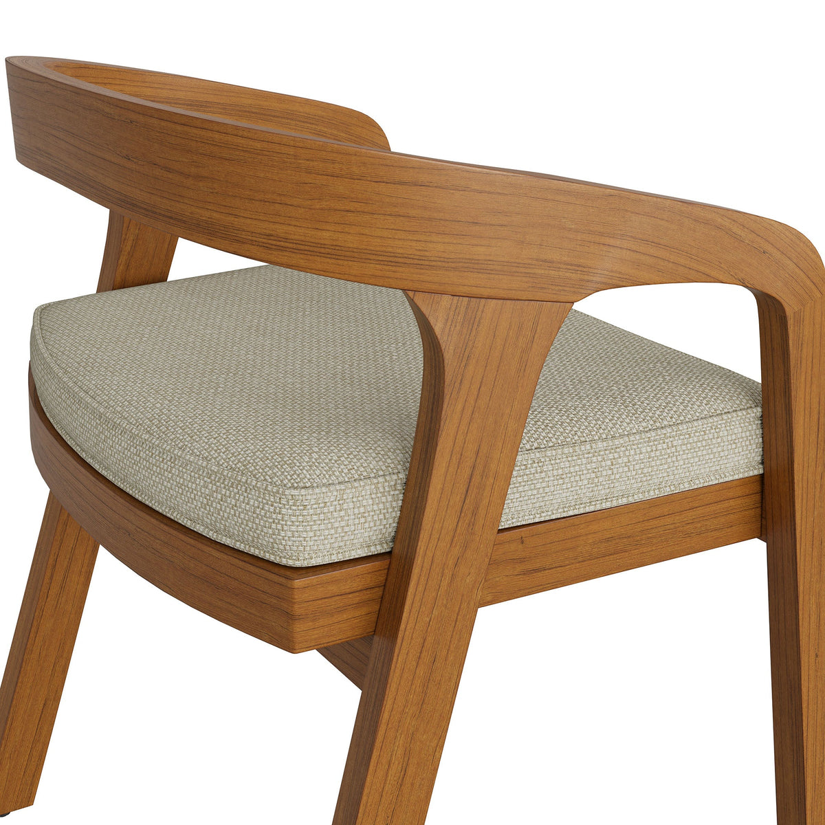 Kona Outdoor Patio Teak Wood Barrel Dining Chair by Modway, photo 16 of 18