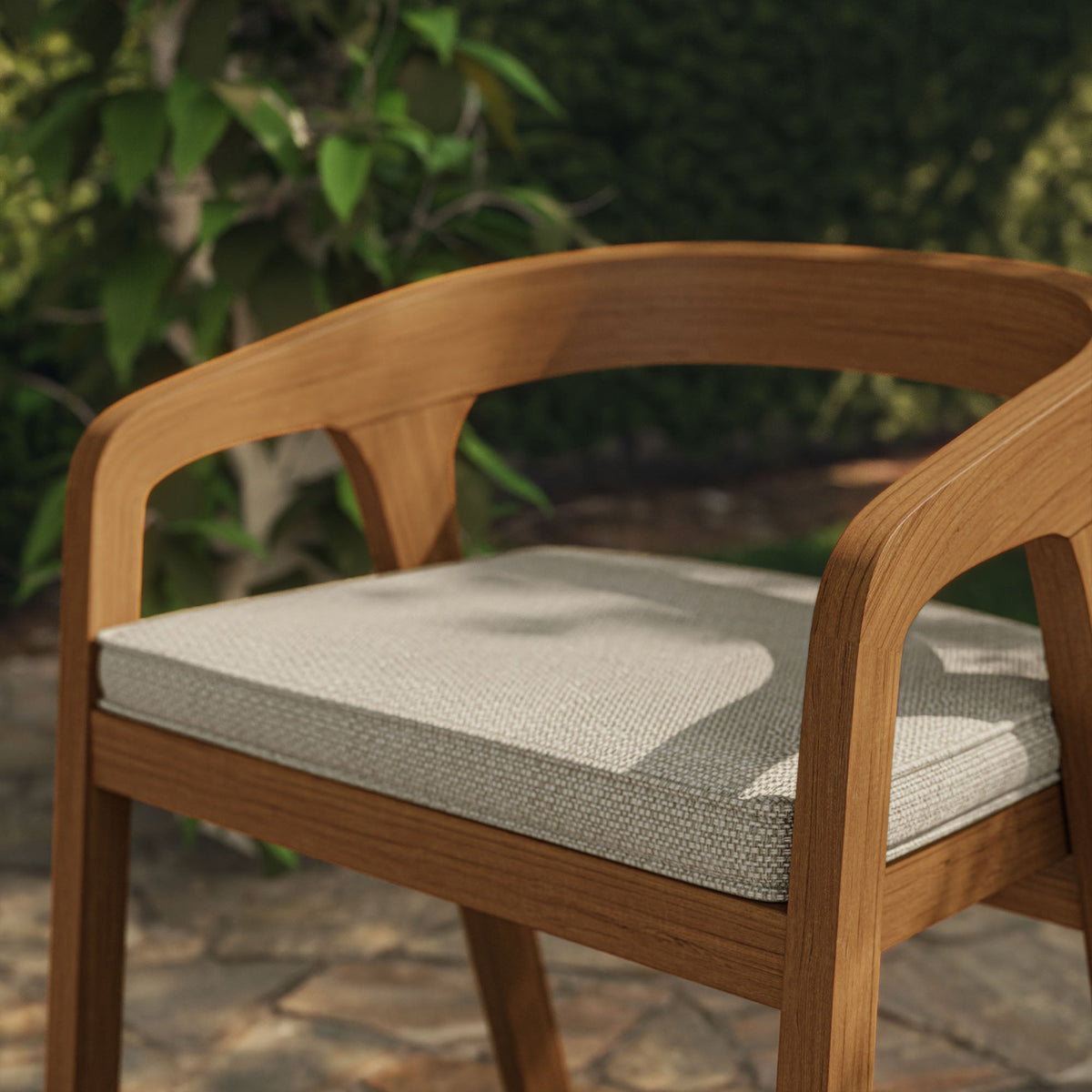Kona Outdoor Patio Teak Wood Barrel Dining Chair by Modway, photo 18 of 18