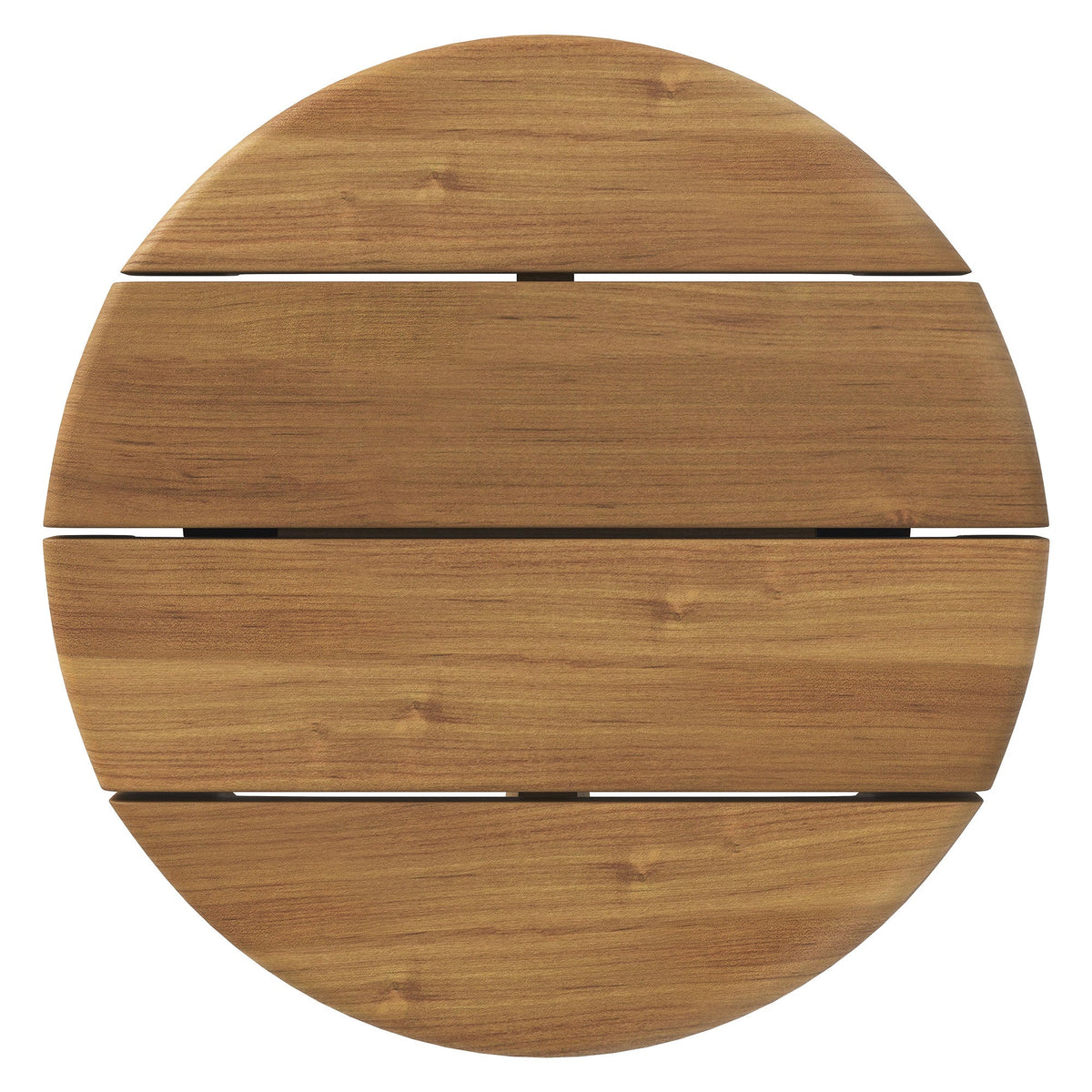 Eleni 20-Inch Round Outdoor Patio Teak Wood Side Table by Modway, photo 5 of 16
