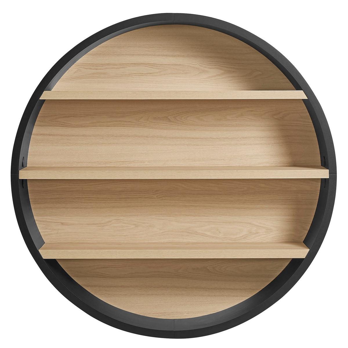 Romy 47" Round Wall Book Shelf by Modway, photo 5 of 30