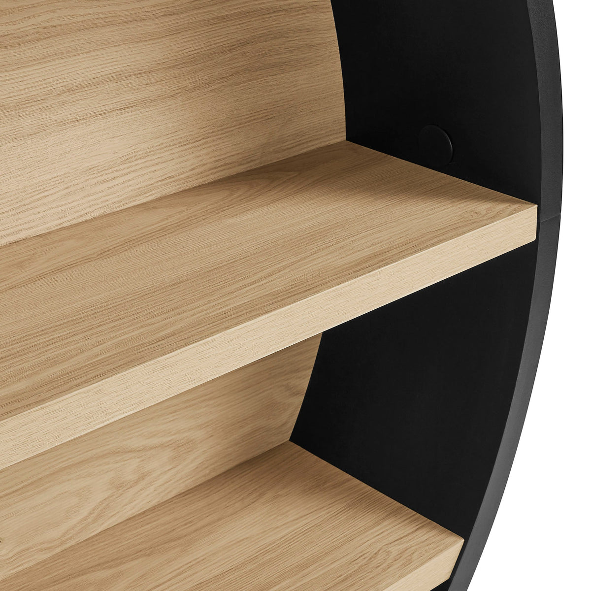 Romy 47" Round Wall Book Shelf by Modway, photo 6 of 30