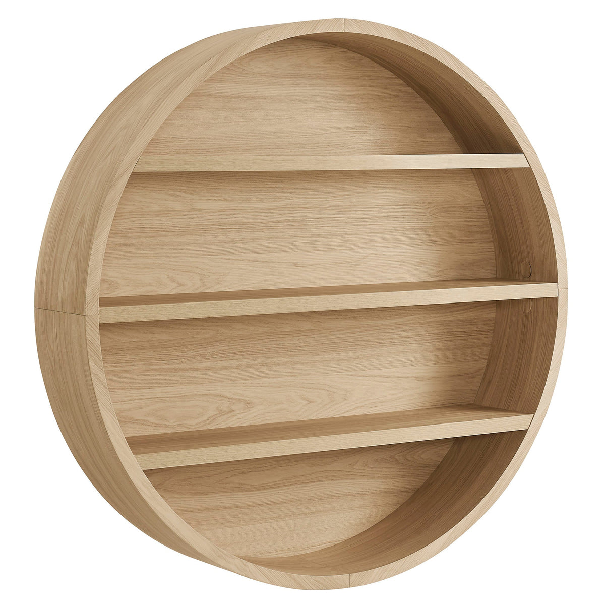 Romy 47" Round Wall Book Shelf by Modway, photo 11 of 30