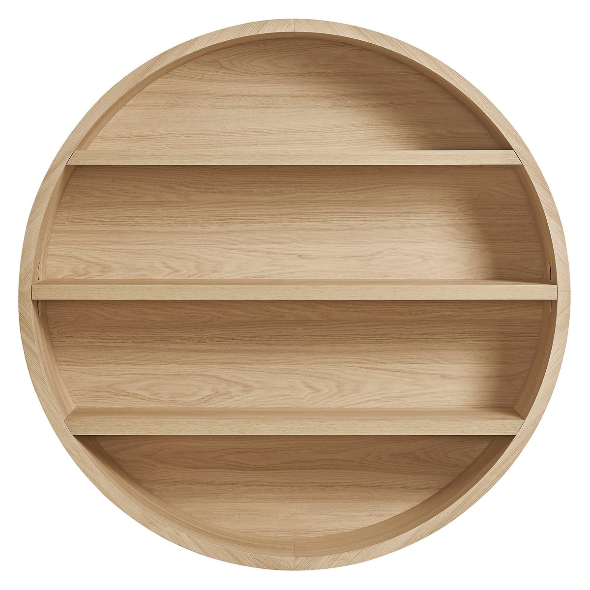 Romy 47" Round Wall Book Shelf by Modway, photo 15 of 30
