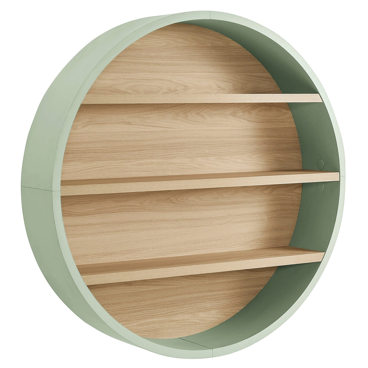 Romy 47" Round Wall Book Shelf by Modway, photo 21 of 30
