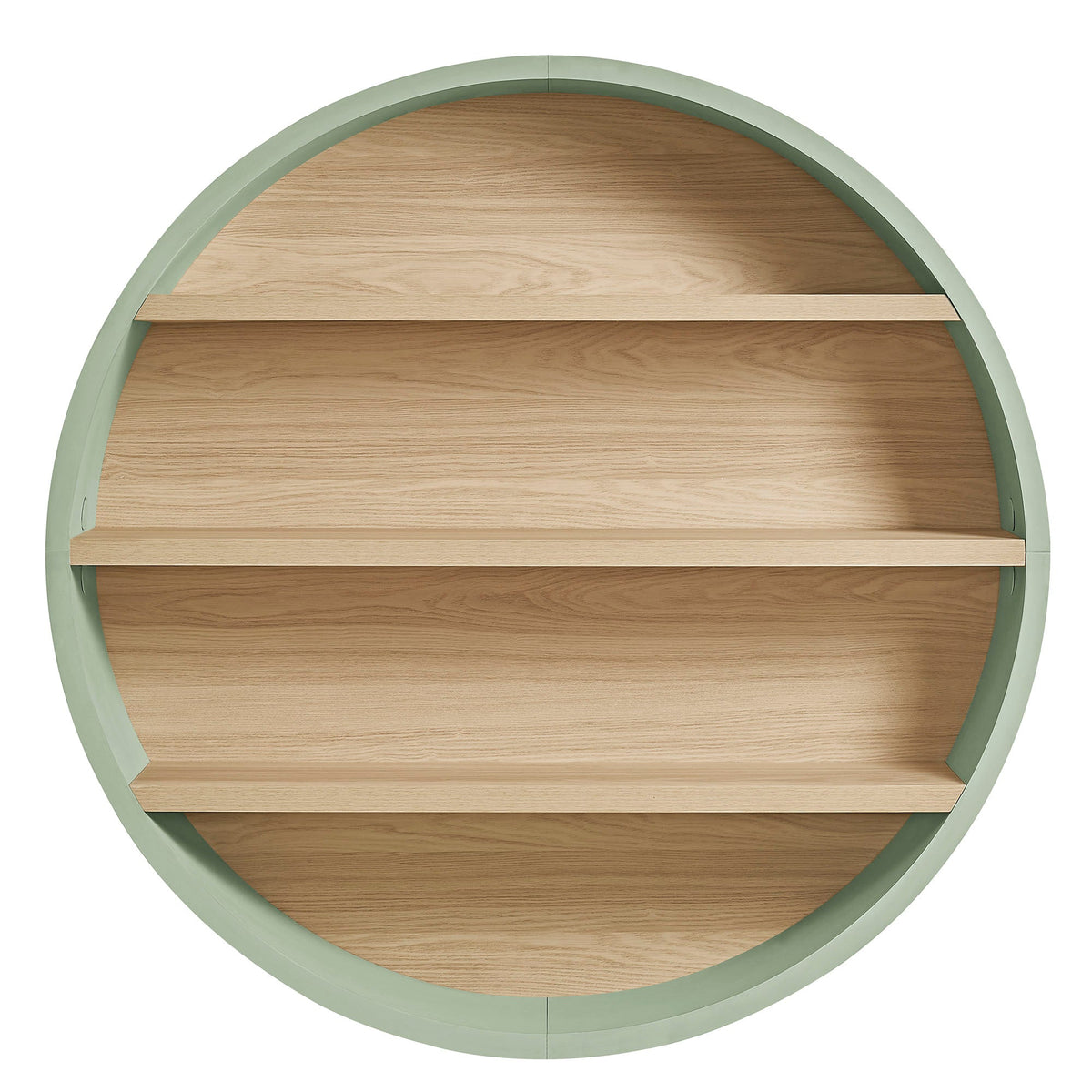Romy 47" Round Wall Book Shelf by Modway, photo 25 of 30