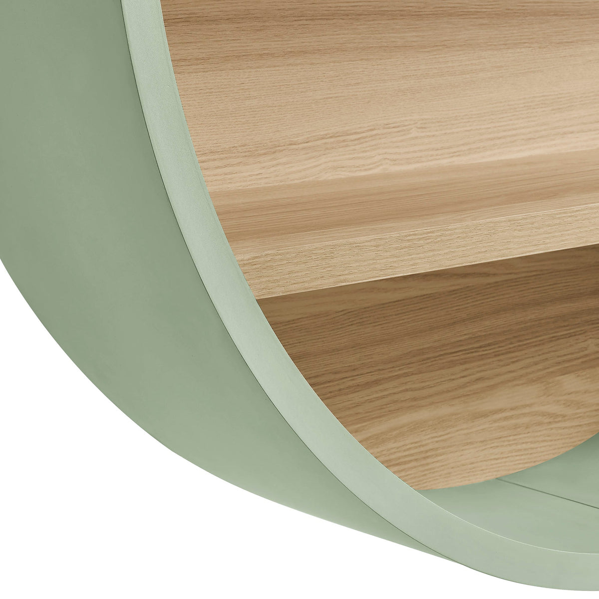 Romy 47" Round Wall Book Shelf by Modway, photo 28 of 30