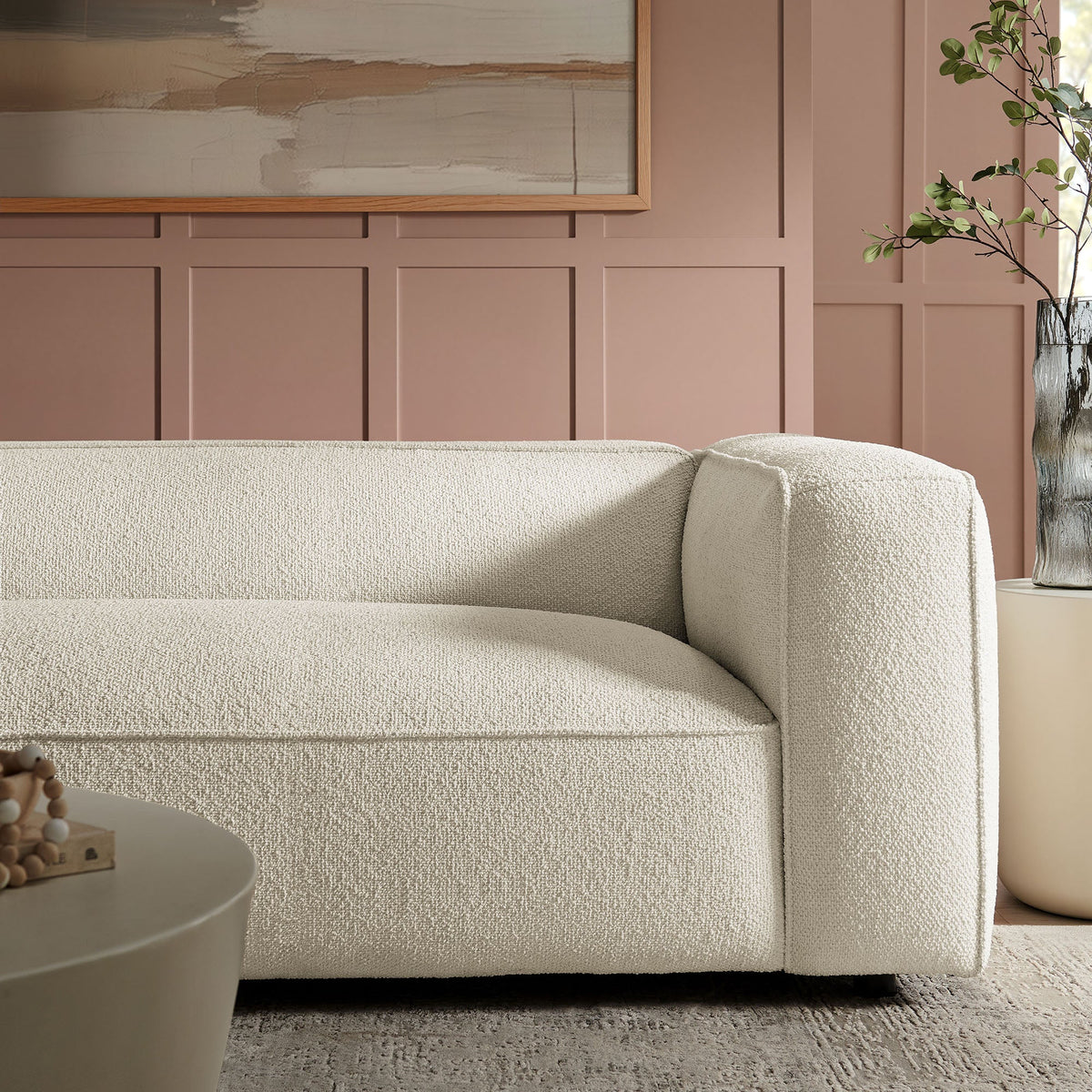 Auren 88 Inch Lattice Bouclé Upholstered Sofa by Modway, photo 9 of 27