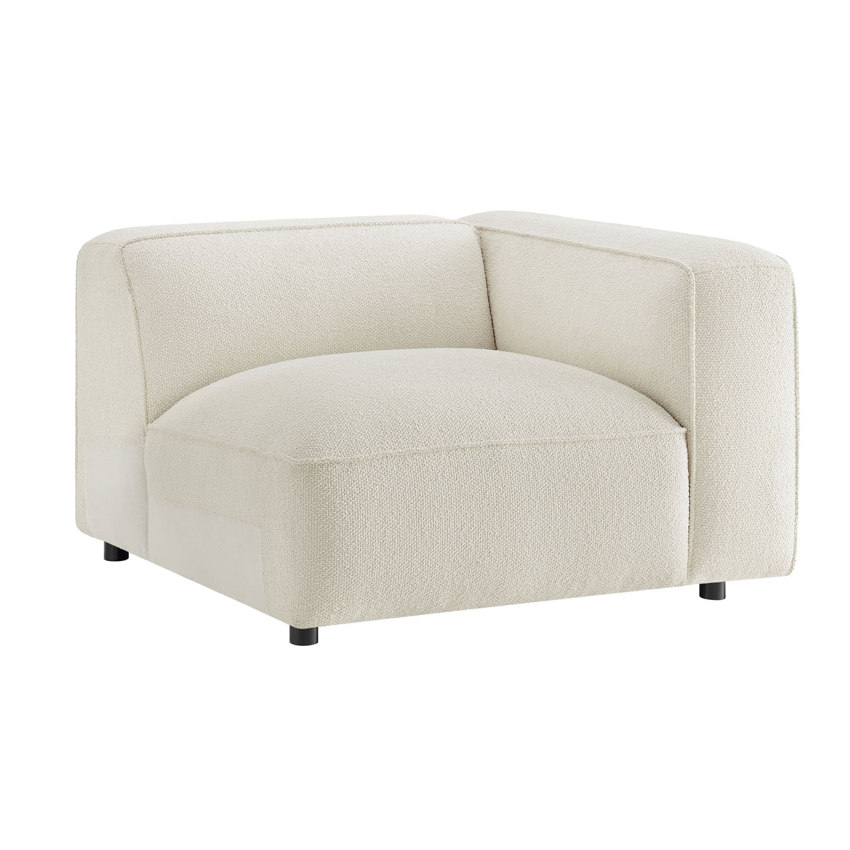 Auren Lattice Bouclé Upholstered Modular Right-Facing Arm Chair by Modway