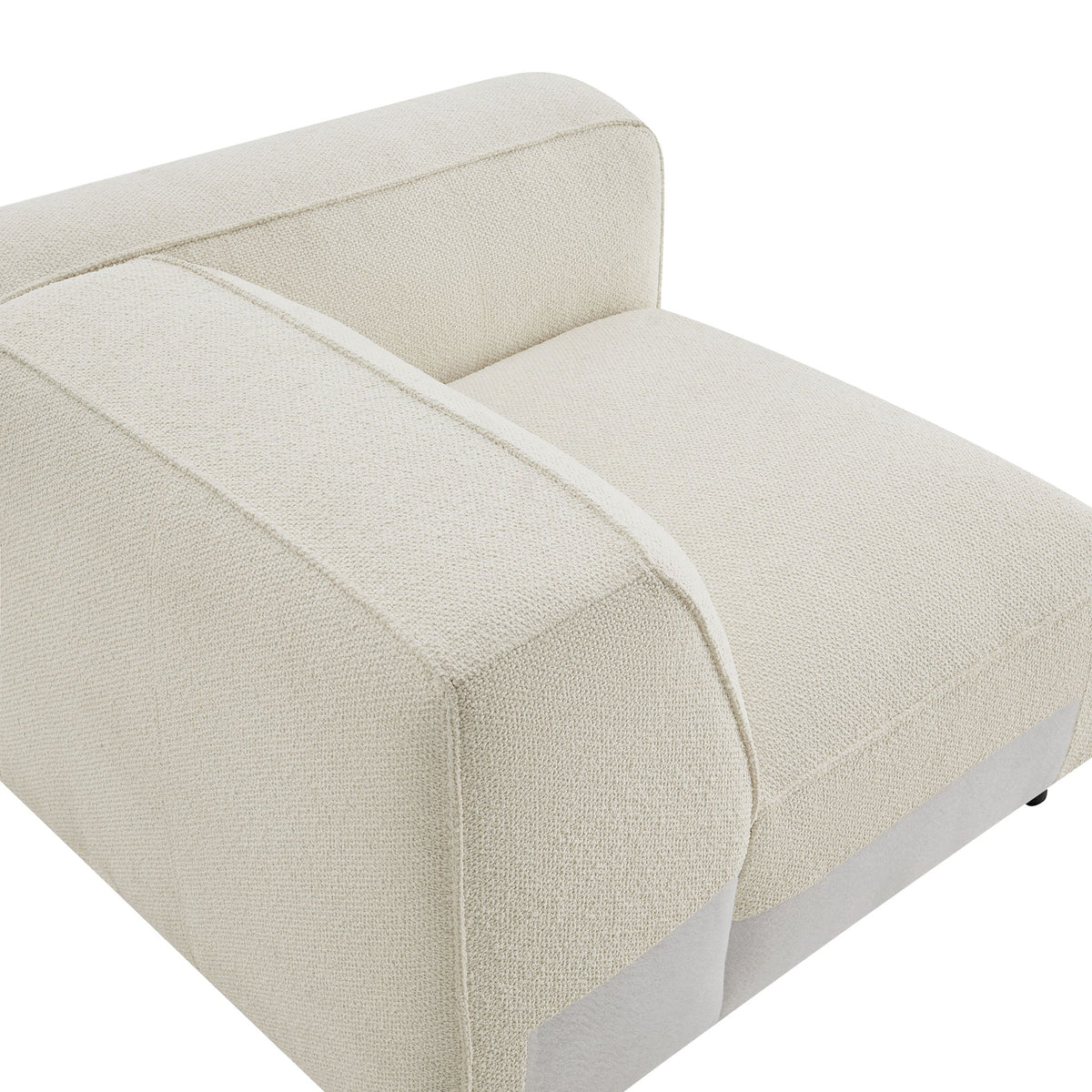 Auren Lattice Bouclé Upholstered Modular Right-Facing Arm Chair by Modway, photo 7 of 27
