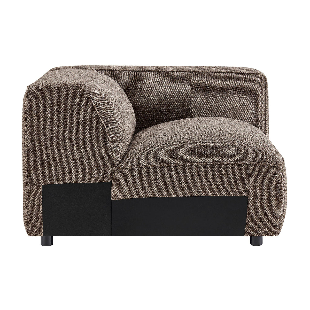 Auren Lattice Bouclé Upholstered Modular Right-Facing Arm Chair by Modway, photo 13 of 27