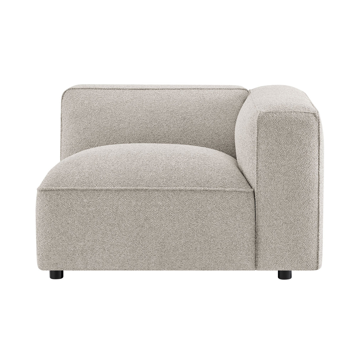 Auren Lattice Bouclé Upholstered Modular Right-Facing Arm Chair by Modway, photo 24 of 27