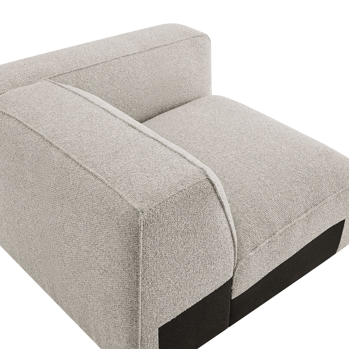 Auren Lattice Bouclé Upholstered Modular Right-Facing Arm Chair by Modway, photo 25 of 27